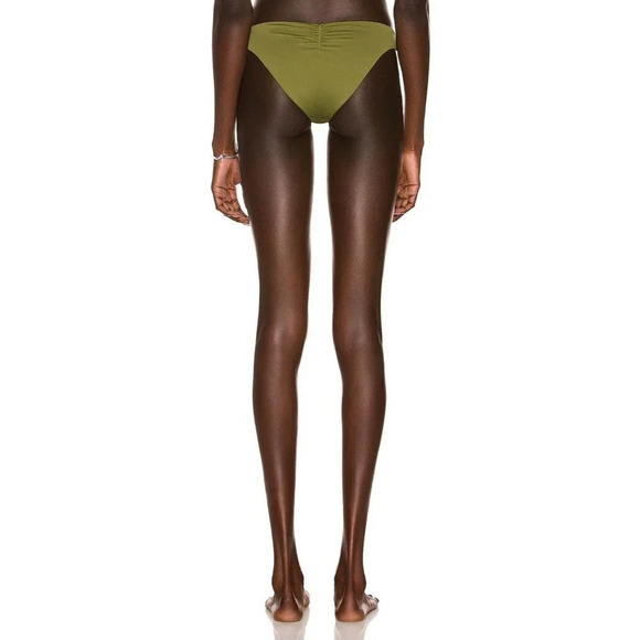 SELF-PORTRAIT Brief Bikini Bottoms in Green 0 New Womens Swimsuit - Picture 3 of 12